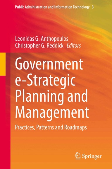 Leonidas G. Anthopoulos, Christopher G. Reddick - Government e-Strategic Planning and Management, Inbunden