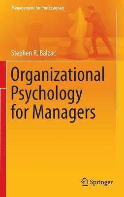 bokomslag Organizational Psychology for Managers