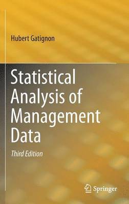 bokomslag Statistical Analysis of Management Data