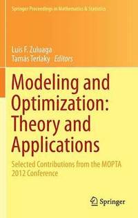 bokomslag Modeling and Optimization: Theory and Applications