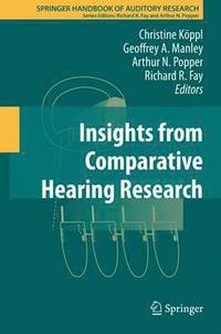 bokomslag Insights from Comparative Hearing Research