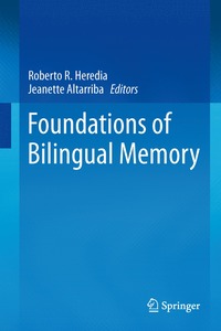 bokomslag Foundations of Bilingual Memory