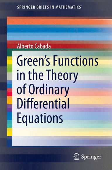 bokomslag Green's Functions in the Theory of Ordinary Differential Equations