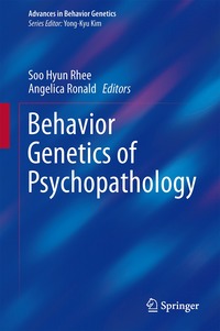 bokomslag Behavior Genetics of Psychopathology