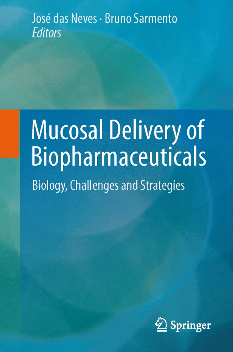 José das Neves, Bruno Sarmento, José Das Neves, Bruno das Neves, José - Mucosal Delivery of Biopharmaceuticals, Inbunden