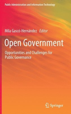 Mila Gascó-Hernández - Open Government, Inbunden