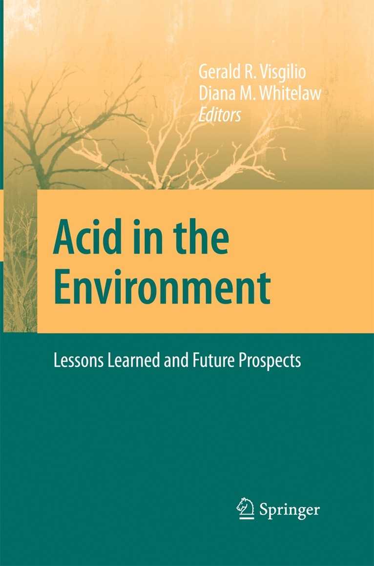 Gerald R. Visgilio, Diana M. Whitelaw - Acid in the Environment, Häftad