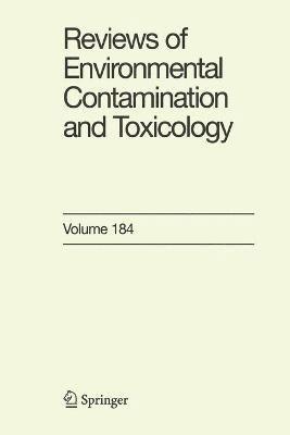 bokomslag Reviews of Environmental Contamination and Toxicology 184