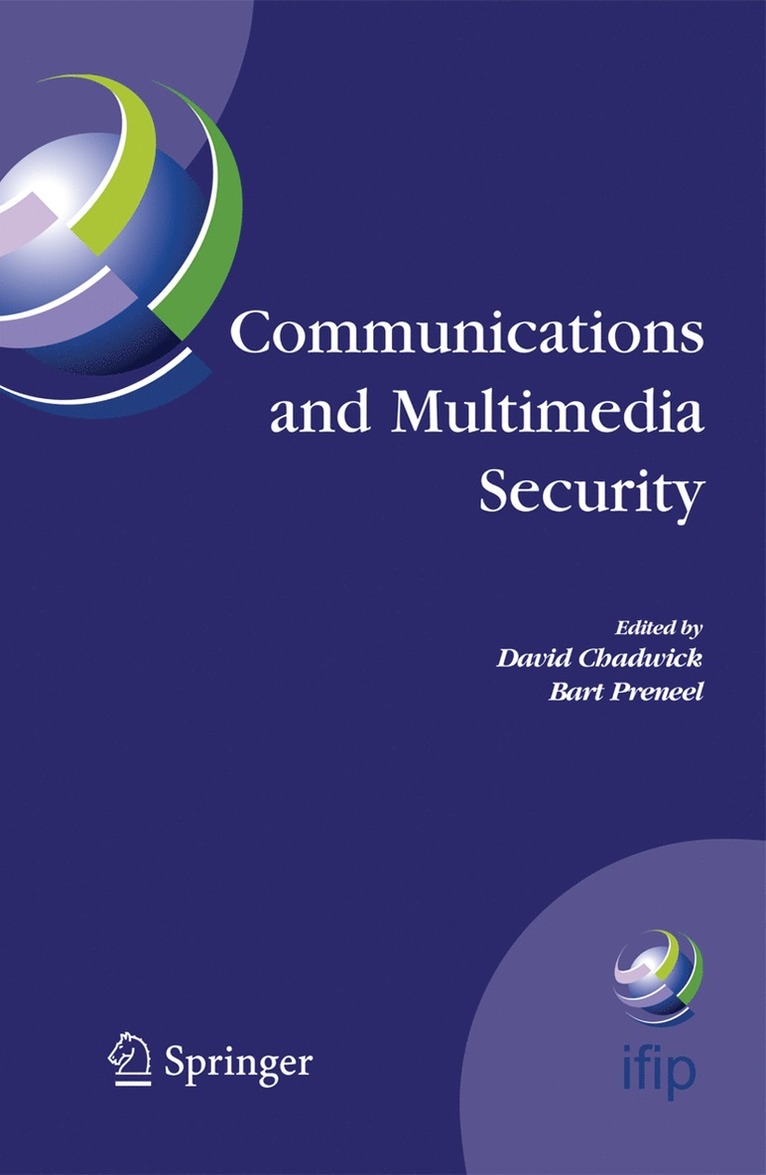 David Chadwick, Bart Preneel - Communications and Multimedia Security, Häftad