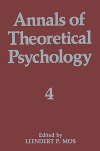 bokomslag Annals of Theoretical Psychology