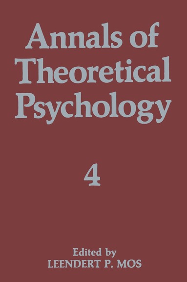 Leendert P. Mos - Annals of Theoretical Psychology, Häftad