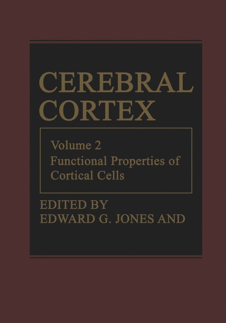 Edward G. Jones, Alan Peters - Cerebral Cortex, Häftad