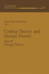 bokomslag Coding Theory and Design Theory