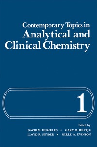 bokomslag Contemporary Topics in Analytical and Clinical Chemistry