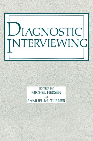Michel Hersen - Diagnostic Interviewing, Häftad