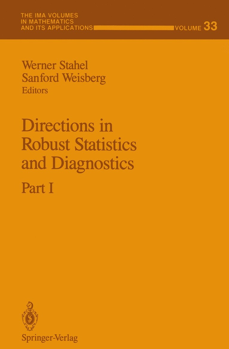 Directions in Robust Statistics and Diagnostics 1