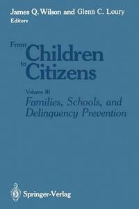 bokomslag Families, Schools, and Delinquency Prevention