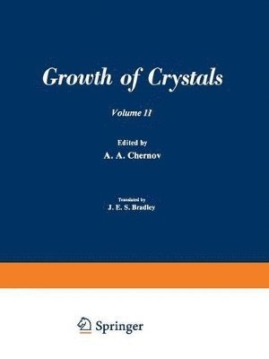 bokomslag   / Rost Kristallov / Growth of Crystals