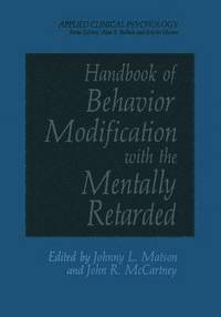 bokomslag Handbook of Behavior Modification with the Mentally Retarded