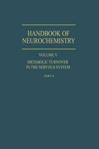 bokomslag Metabolic Turnover in the Nervous System