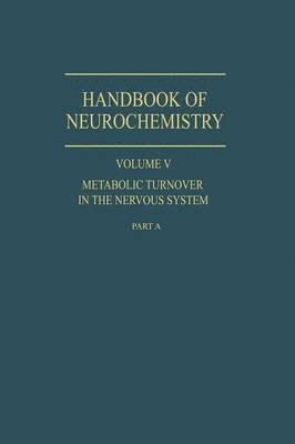 bokomslag Metabolic Turnover in the Nervous System