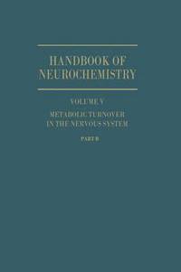 bokomslag Metabolic Turnover in the Nervous System