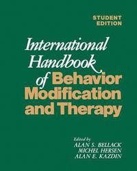 bokomslag International Handbook of Behavior Modification and Therapy