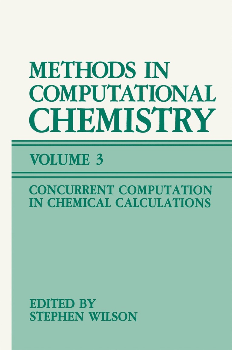 Stephen Wilson - Methods in Computational Chemistry, Häftad