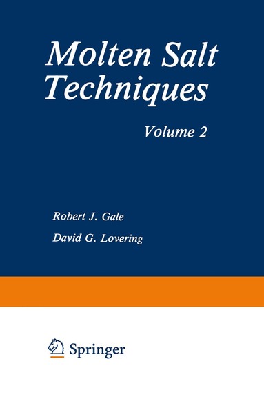 Robert J. Gale, D.G. Lovering - Molten Salt Techniques, Häftad