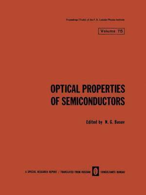 Optical Properties of Semiconductors 1