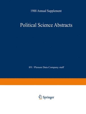 bokomslag Political Science Abstracts