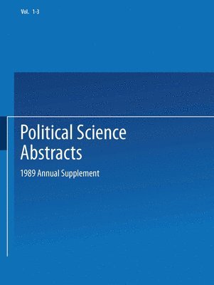 bokomslag Political Science Abstracts