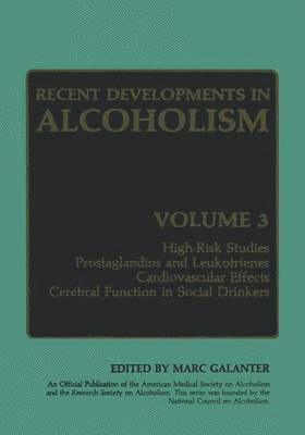 bokomslag Recent Developments in Alcoholism