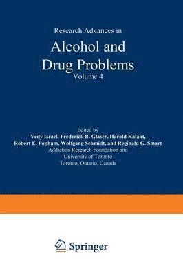 Research Advances in Alcohol and Drug Problems 1