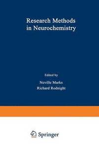 bokomslag Research Methods in Neurochemistry