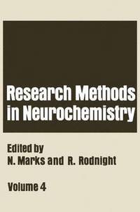 bokomslag Research Methods in Neurochemistry