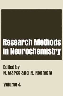 bokomslag Research Methods in Neurochemistry
