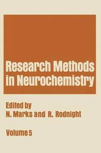 bokomslag Research Methods in Neurochemistry