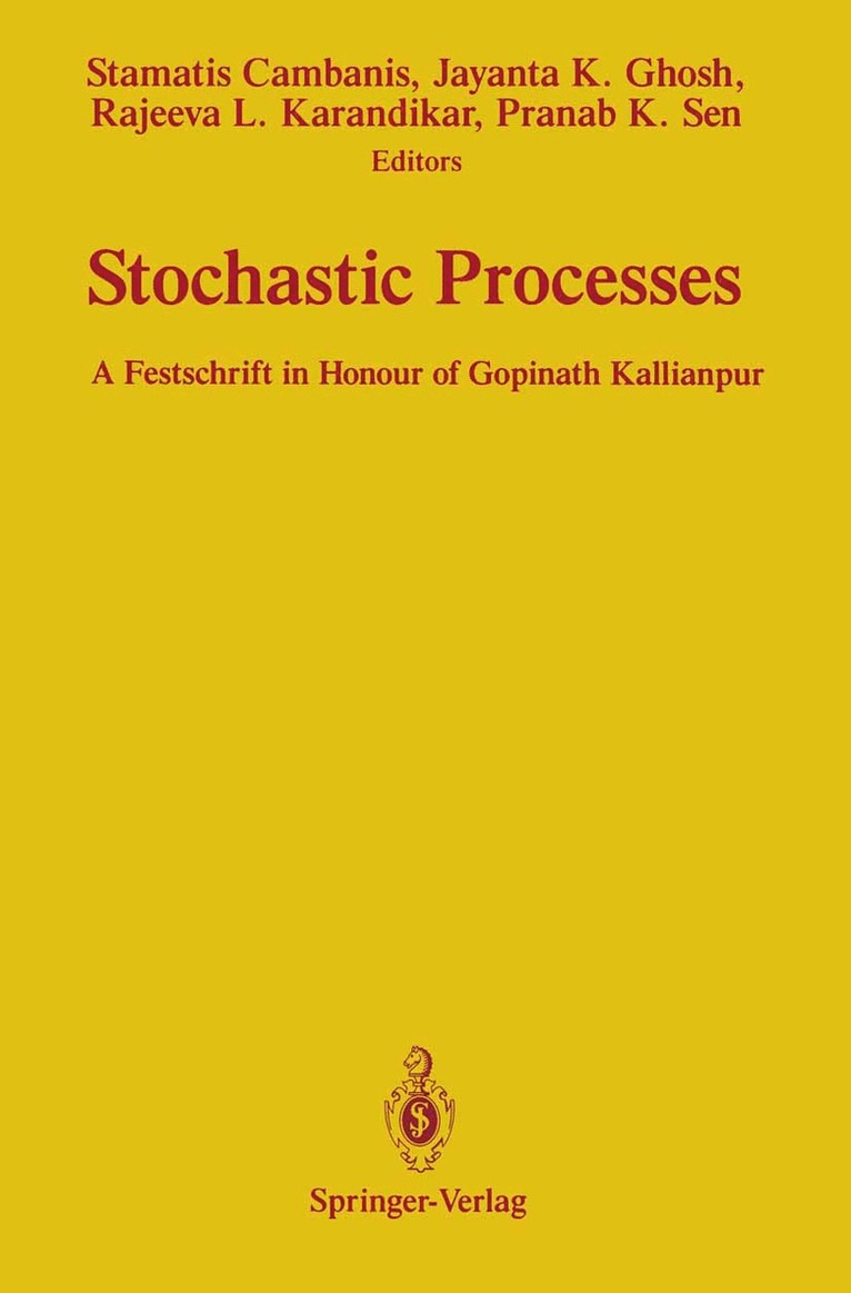 Stochastic Processes 1