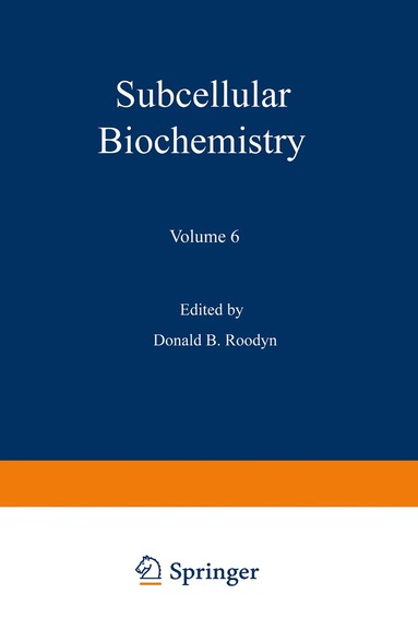 Donald B. Roodyn - Subcellular Biochemistry, Häftad
