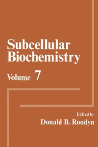 bokomslag Subcellular Biochemistry