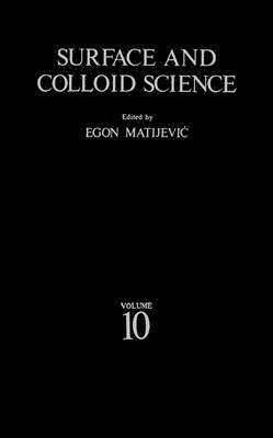 Surface and Colloid Science 1