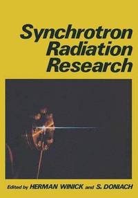 bokomslag Synchrotron Radiation Research