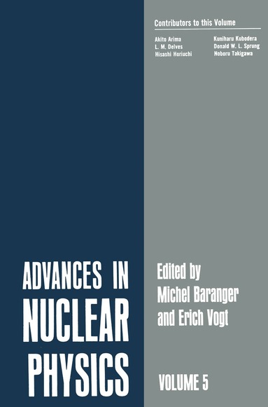 Michel Baranger, Erich Vogt - Advances in Nuclear Physics, Häftad