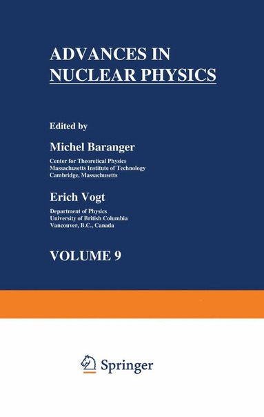 Michel Baranger - Advances in Nuclear Physics, Häftad