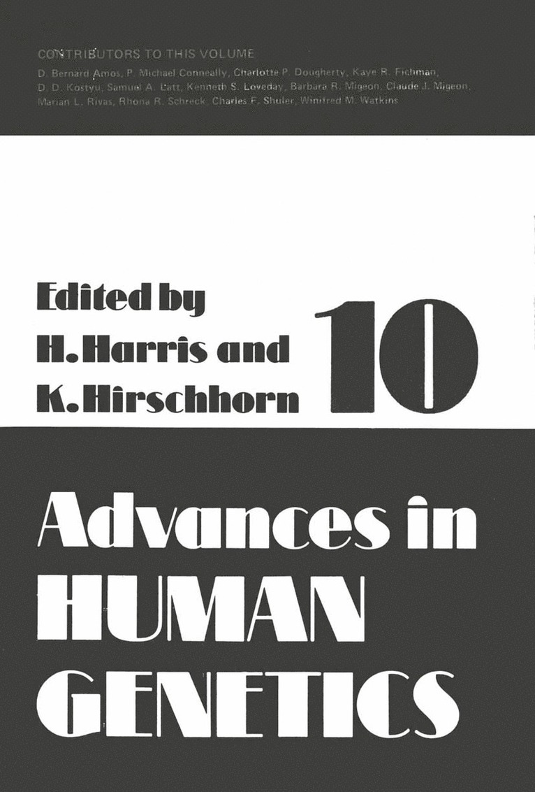 Harry Harris - Advances in Human Genetics 10, Häftad