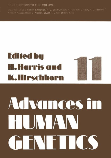 bokomslag Advances in Human Genetics 11