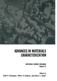 bokomslag Advances in Materials Characterization