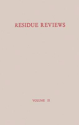 Residue Reviews / Ruckstands-Berichte 1