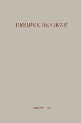 Residue Reviews 1